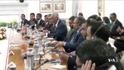 VOA英语视频: 马尔代夫亲中总统访印寻求关系突破