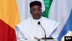 Le président du Niger, Mahamadou Issoufou à Ouagadougou, le 14 septembre 2019.