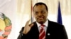 Mswati III lors du 32ème sommet de la Communauté de développement de l'Afrique australe (SADC) au Centre de conférences Joaquim Chissano de Maputo, le 17 août 2012.
