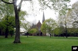 Wesleyan University is one of the schools that is concerned about its ability to connect with minority students. (AP Photo/George Ruhe, File)