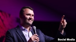 资料照片：政治活动人士查理·科克。