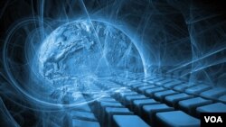 Abstract Internet Background