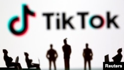 TikTok标识和人形图像