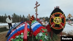 Поховання бойовика "Групи Вагнера" в Росії, Санкт-Петербург, 24 грудня 2022 року REUTERS/Igor Russak