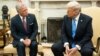 Президент США Дональд Трамп (справа) встречается с королем Иордании Абдаллой II во время встречи в Овальном кабинете Белого дома в Вашингтоне, округ Колумбия. 11 февраля 2025 года. (Фото SAUL LOEB / AFP).