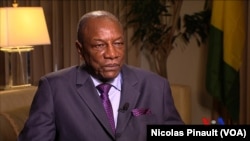 Alpha COndé, président de la Guinée.