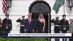 特朗普总统在白宫为沙特王储举行欢迎仪式