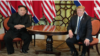 特朗普於第一任期和金正恩建立關係，圖為2019年兩人在越南河內二度會晤。(截圖自Trump White House Archived)