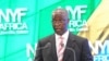 (FILES) Le Premier ministre gabonais Raymond Ndong Sima lors de la séance d'ouverture du New York Forum Africa à Libreville, le 8 juin 2012.