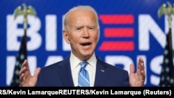 USA, Delaver, U.S. Democratic presidential nominee and former Vice President Joe Biden