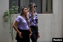 People arrive to attend the funeral service for Amerie Jo Garza, one of the victims of the Robb Elementary school mass shooting that resulted in the deaths of 19 children and two teachers, at the Sacred Heart Catholic Church in Uvalde, Texas, U.S., May 31, 2022. (REUTERS/Shannon Stapleton)