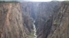 The inner canyon of Black Canyon of the Gunnison